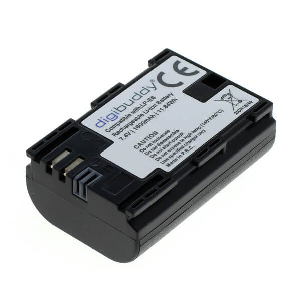 digibuddy Akku kompatibel zu Canon LP-E6 / LP-E6N Li-Ion Lithium Akku