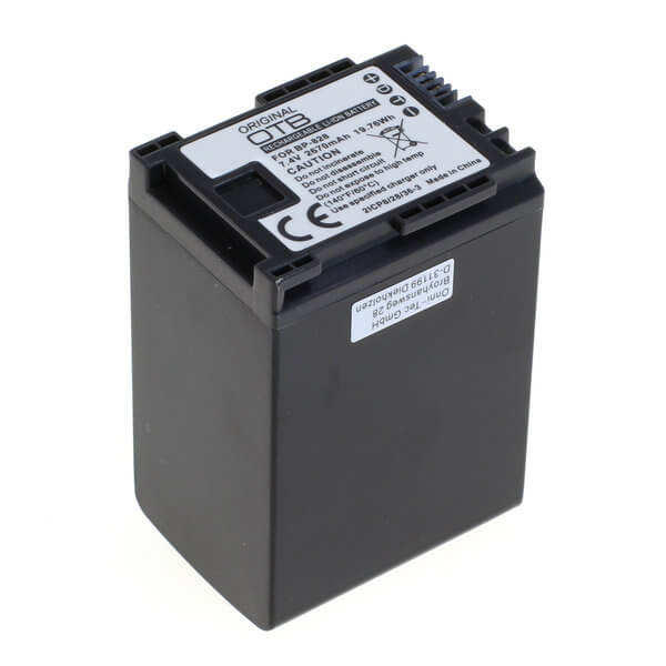 OTB Akku kompatibel zu Canon BP-828 / BP-827 Lithium Akku