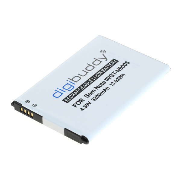 digibuddy Akku kompatibel zu Samsung Galaxy Note 3 GT-N9005 Li-Ion Lithium Akku