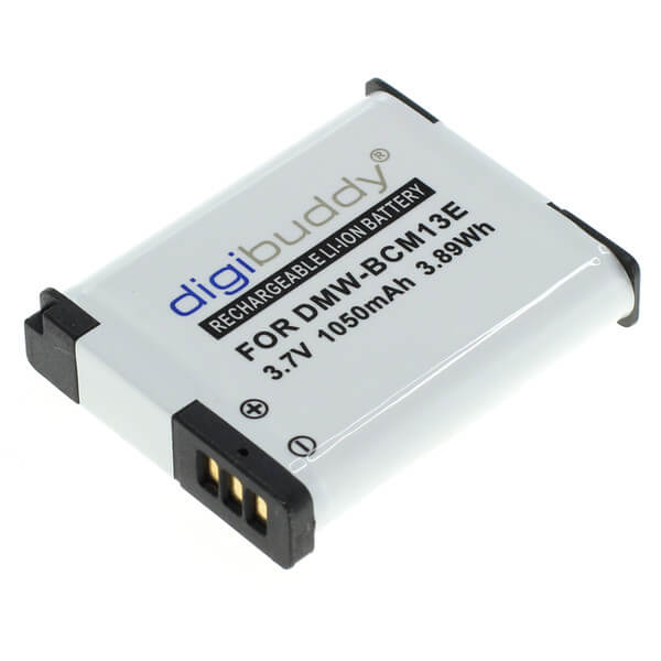 digibuddy Akku kompatibel zu Panasonic DMW-BCM13 Li-Ion Lithium Akku