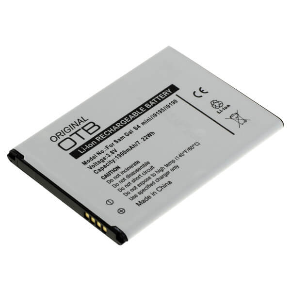 OTB Akku kompatibel zu Samsung Galaxy S4 mini (EB-B500BE / EB-B600BU) Li-Ion Lithium Akku