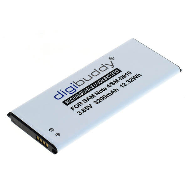 digibuddy Akku kompatibel zu Samsung Galaxy Note 4 SM-N910 Li-Ion Lithium Akku