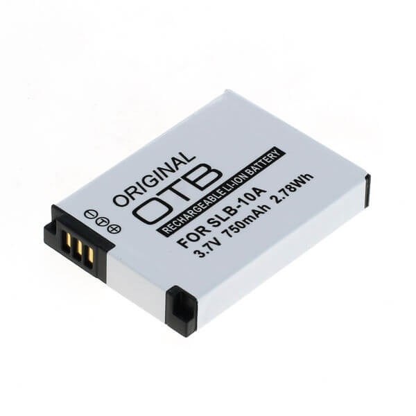 OTB Akku kompatibel zu Samsung SLB-10A / JVC BN-VH105 Li-Ion - 750mAh Lithium Akku