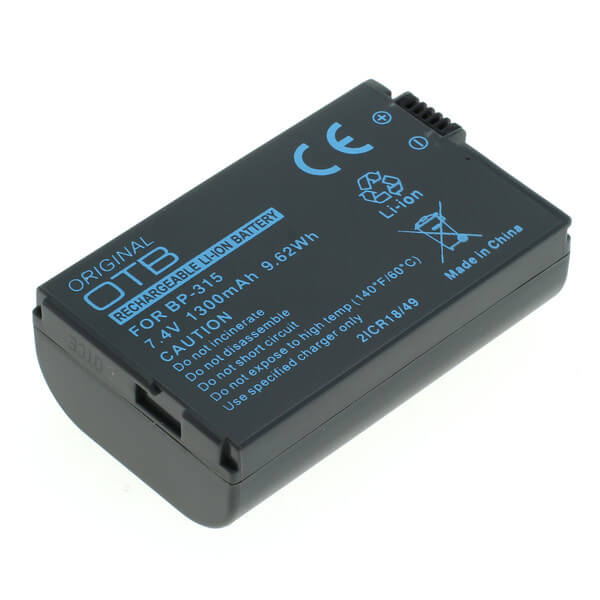 OTB Akku kompatibel zu Canon BP-315 Li-Ion Lithium Akku