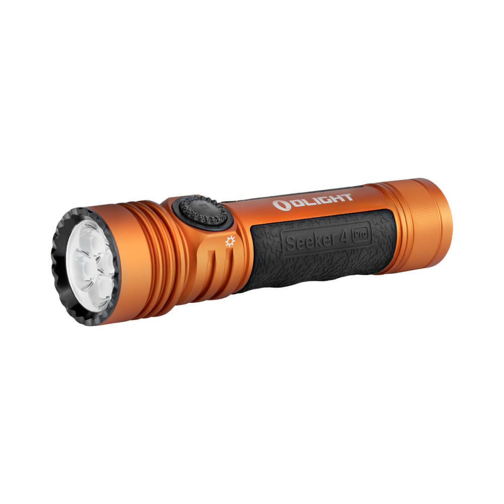 Olight Seeker 4 Pro Taschenlampe orange kaltweiss LED-Taschenlampe Taschenlampe