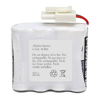 Batteriepack 6V kompatibel Safe-O-Pin 3850000.020 Alkaline Batterie