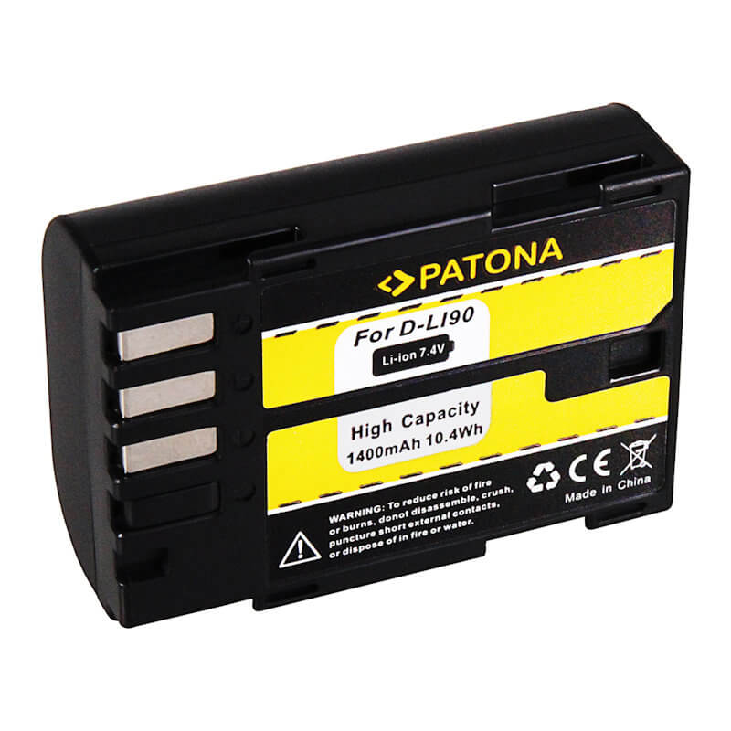Patona Akku kompatibel zu Pentax D-Li90 K01 K5 K7 Lithium Akku