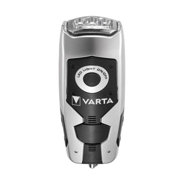 Varta Dynamo Taschenlampe mit Pufferbatterie LED-Taschenlampe Taschenlampe