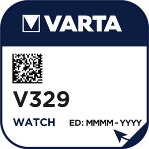 Varta 329 (V329) Uhrenbatterie Silberoxid Knopfzelle