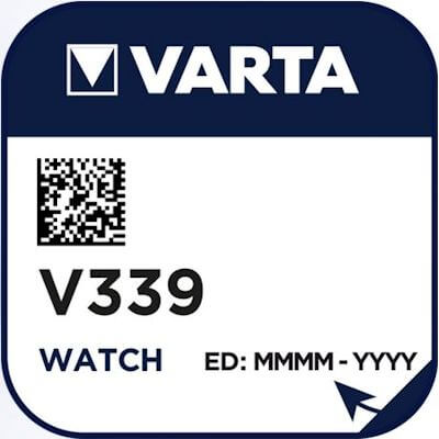 Varta 339 (V339) Uhrenbatterie Silberoxid Knopfzelle