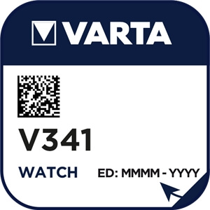 Varta 341 (V341) Uhrenbatterie Silberoxid Knopfzelle