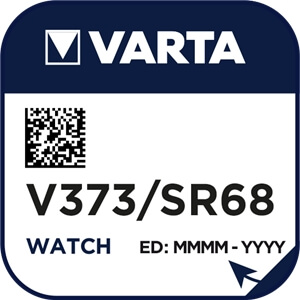 Varta 373 (V373) Uhrenbatterie Silberoxid Knopfzelle