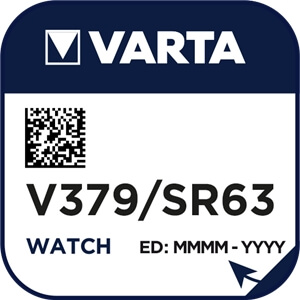 Varta 379 (V379) Uhrenbatterie Silberoxid Knopfzelle