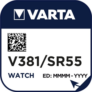 Varta 381 (V381) Uhrenbatterie Silberoxid Knopfzelle