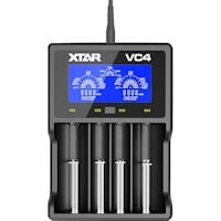 XTAR VC4 Li-Ion Ladegerät 0 Volt