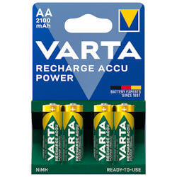 4x Varta AA Akku 2100mAh