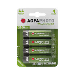 4x AgfaPhoto AA Akku 2300mAh