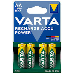 4x Varta AA Akku 2600mAh