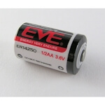 EVE ER14250 (1/2AA) 3,6V Lithium Batterie 3.6 Volt