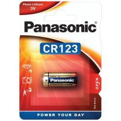 Panasonic CR123 3V Lithium Batterie 3 Volt