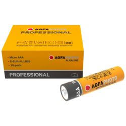 10x AgfaPhoto Professional AAA Alkaline Batterie