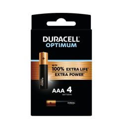 4x Duracell Optimum AAA Alkaline Batterie 1.5 Volt