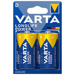 2x Varta Longlife Power D / Mono Alkaline Batterie