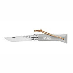 Opinel No 06 Colorama Baroudeur Taschenmesser hellgrau
