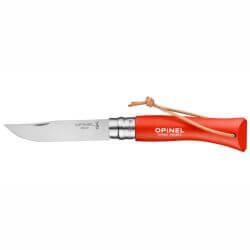 Opinel No 07 Colorama Baroudeur Taschenmesser orange-rot 0 Volt