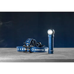Armytek Wizard C2 Pro Max Long Range Stirnlampe blau