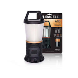 Duracell Camping Laterne 600 Lumen mit AAA Batterien