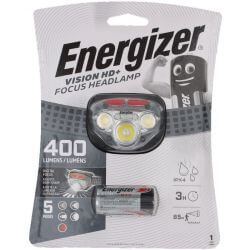 Energizer Vision HD+ Focus 400 Stirnlampe mit AAA Batterien 0 Volt