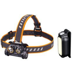 Fenix HM65R Stirnlampe + Cliplampe Set