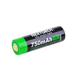 Nextorch 14500 Li-Ion Akku 750mAh micro-USB