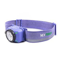 Nextorch eStar Stirnlampe mit 2 Akkus lila