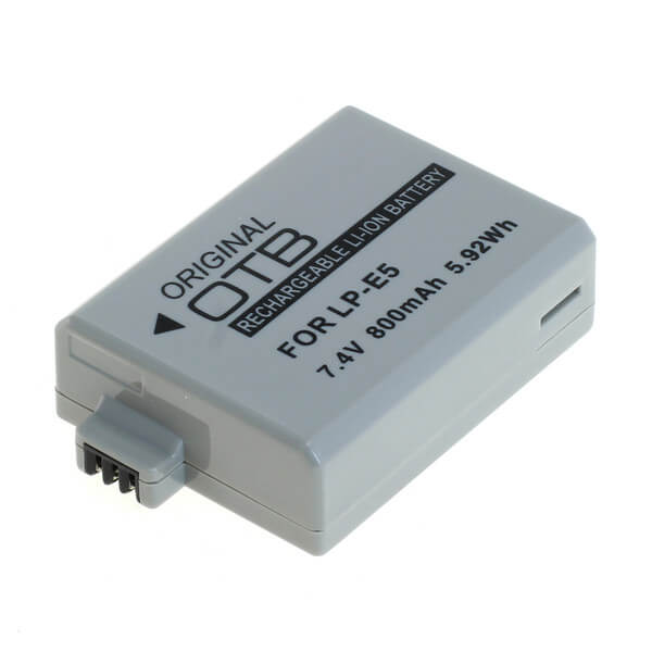 OTB Akku kompatibel zu Canon LP-E5 Li-Ion 7.4 Volt