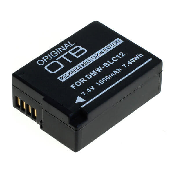 OTB Akku kompatibel zu Panasonic DMW-BLC12 Li-Ion 7.2 Volt