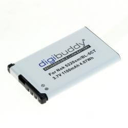 digibuddy Akku kompatibel zu Nokia 6303 classic/6730 classic/5220xm (BL-5CT) Li-Ion 3.7 Volt