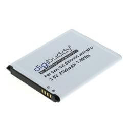 digibuddy Akku kompatibel zu Samsung Galaxy S III i9300 Li-Ion mit integrierter NFC-Antenne 3.8 Volt