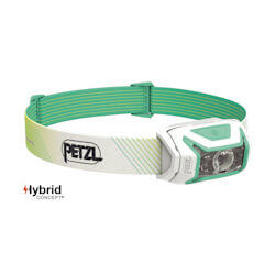 Petzl Actik Core Stirnlampe grün mit Akku