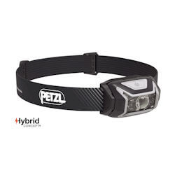 Petzl Actik Core Stirnlampe grau mit Akku