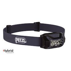 Petzl Actik Stirnlampe schwarz mit Batterien