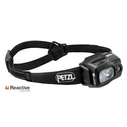 Petzl Swift RL Stirnlampe schwarz mit Akku