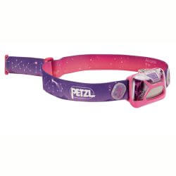 Petzl TIKKID rosa Kinder Stirnlampe mit AAA Batterien