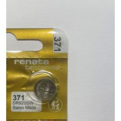 Renata Gold 371 (SR920SW) Uhrenbatterie 1.55 Volt