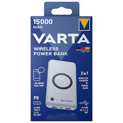 Varta Powerbank 15000mAh Wireless 0 Volt