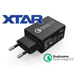 XTAR Netzteil USB-A Quick Charge 3.0 0 Volt